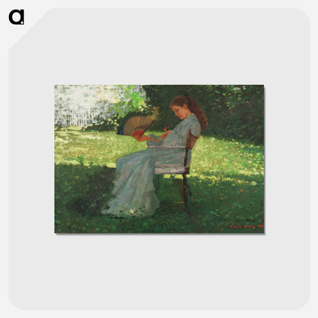 アートポストカード-The Butterfly - ウィンスロー ホーマー Postcard.