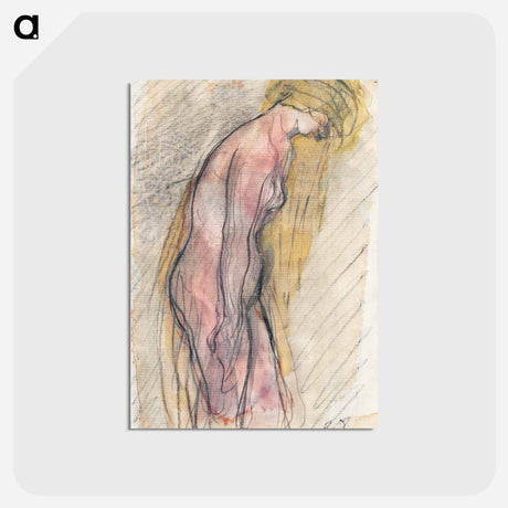 アートポストカード-Study of nude
 - イェール大学アートギャラリー Postcard.