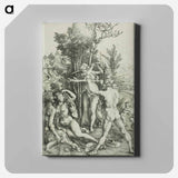 Hercules at the Crossroads (Jealousy) - アルブレヒト デューラー Canvas.
