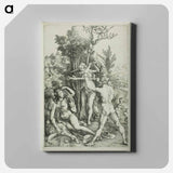 Hercules at the Crossroads (Jealousy) - アルブレヒト デューラー Canvas.