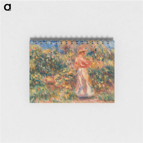 アートメモ帳-Landscape with Woman in Pink and White
 - バーンズ・コレクション Memo.