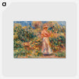 アートポストカード-Landscape with Woman in Pink and White
 - バーンズ・コレクション Postcard.