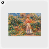 アートポストカード-Landscape with Woman in Pink and White
 - バーンズ・コレクション Postcard.
