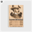 アートポストカード-Gough's Hats
 - ボストン公共図書館 Postcard.