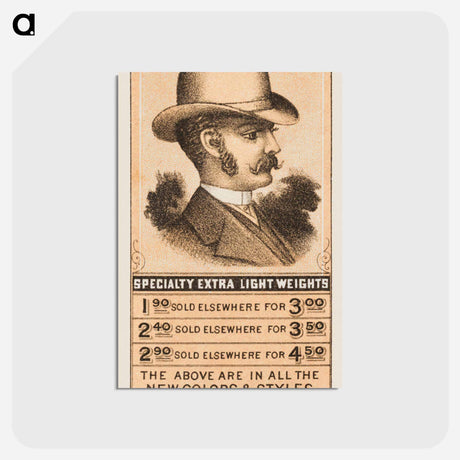 アートポストカード-Gough's Hats
 - ボストン公共図書館 Postcard.