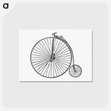 アートポストカード-Northampton Bicycle
 - 大英図書館 Postcard.