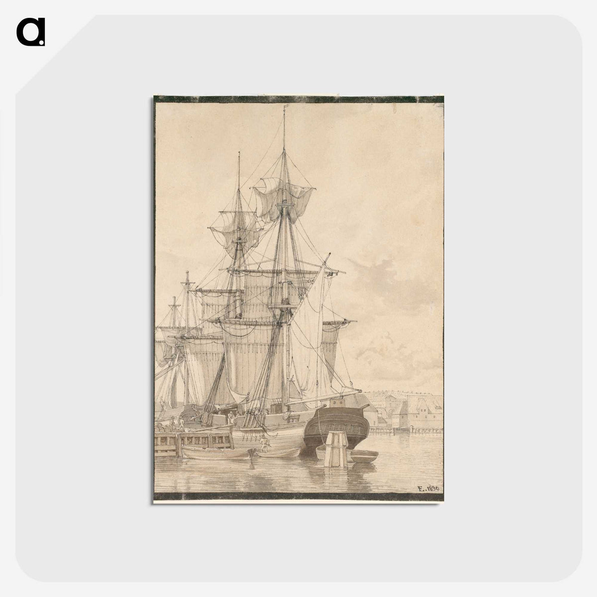2-60_Christoffer-Wilhelm-Eckersberg_postcard