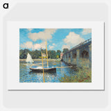 The Bridge at Argenteuil - Claude Monet Poster.