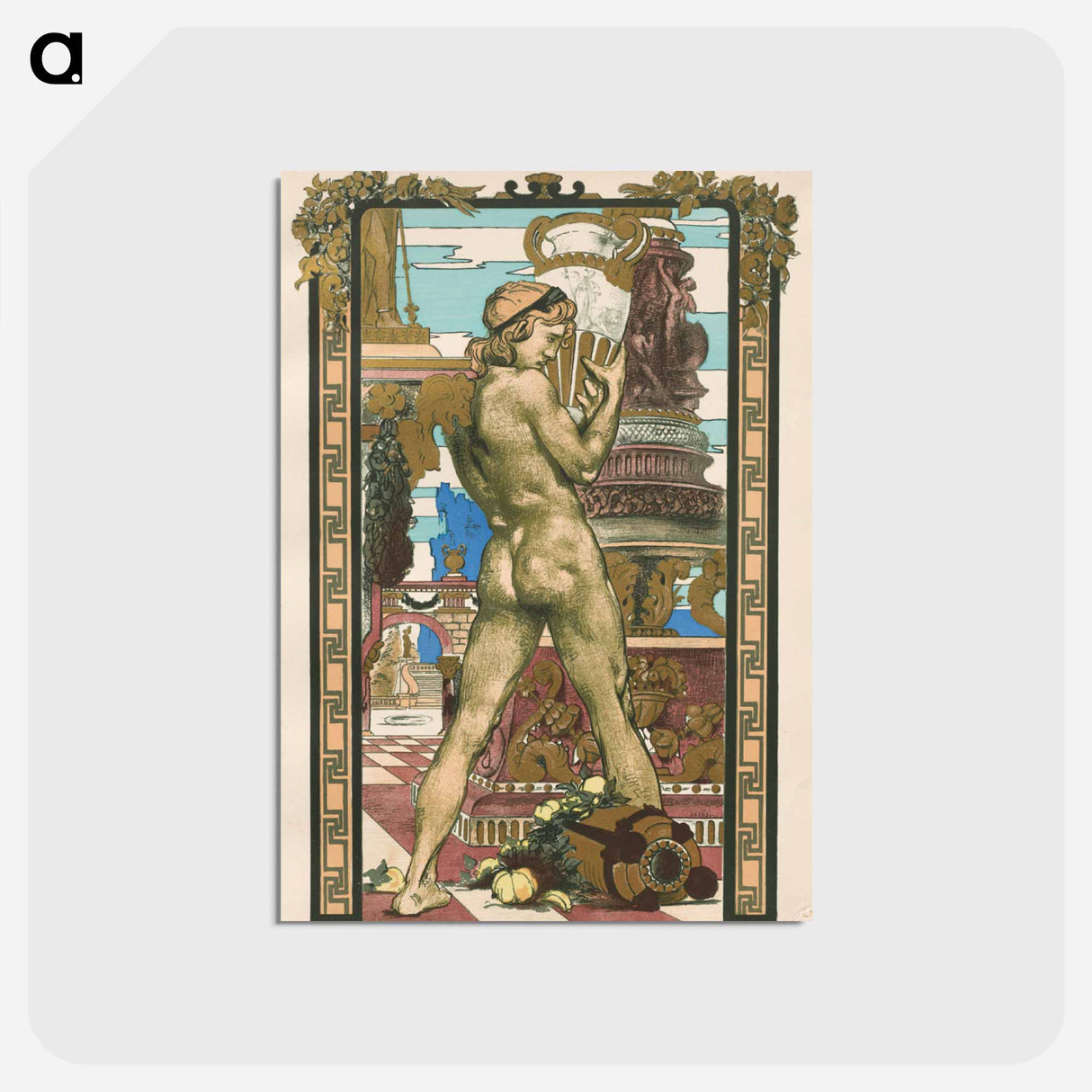 アートポストカード-Porteur d'Amphore
 - クリーブランド美術館 Postcard.