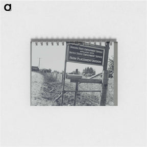アートメモ帳-West Stayton (vicinity) Marion County, Ore. Migratory bean pickers - ドロテア ラング Memo.