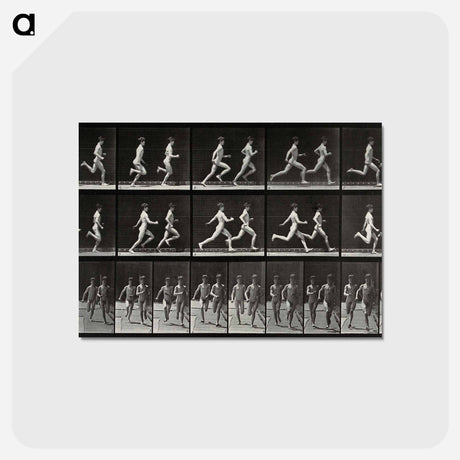 アートポストカード-Running Adolescents
 - エドワード マイブリッジ Postcard.