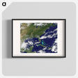 アートポスター-Wallops Island Satellite Imagery
 - 上空からの地球 Poster.