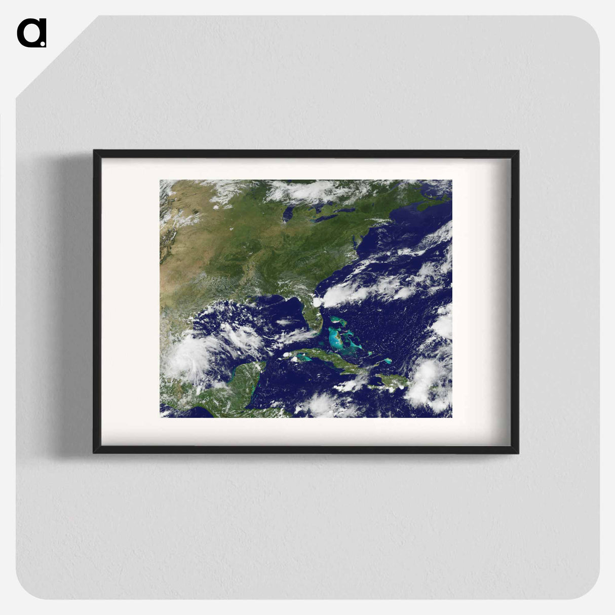 アートポスター-Wallops Island Satellite Imagery
 - 上空からの地球 Poster.