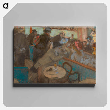 Café-Concert (The Spectators) - エドガー ドガ Canvas.