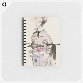 アートメモ帳-Femme en Costume de Voyage - エドゥアール マネ Memo.