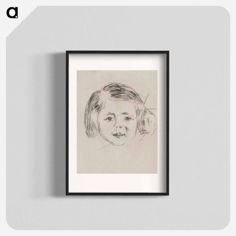 アートポスター-Herbert Esche’s Daughter - エドヴァルド ムンク Poster.