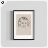 Herbert Esche's Daughter - Edvard Munch Poster.