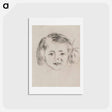 アートポストカード-Herbert Esche’s Daughter - エドヴァルド ムンク Postcard.