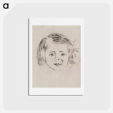アートポストカード-Herbert Esche’s Daughter - エドヴァルド ムンク Postcard.