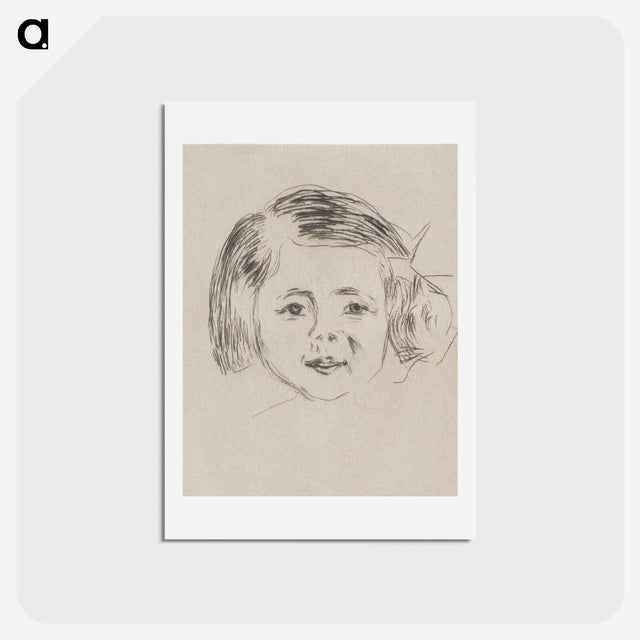 アートポストカード-Herbert Esche’s Daughter - エドヴァルド ムンク Postcard.