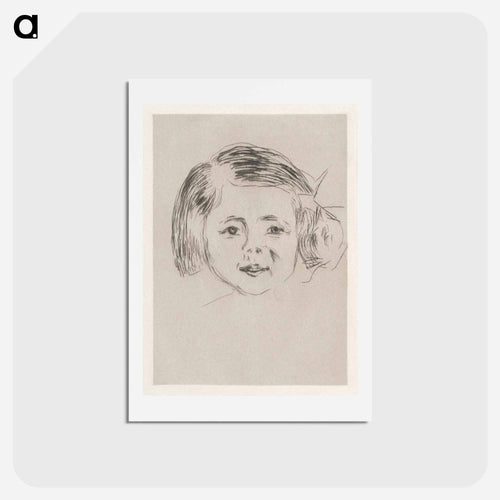 Herbert Esche’s Daughter - エドヴァルド ムンク Postcard.