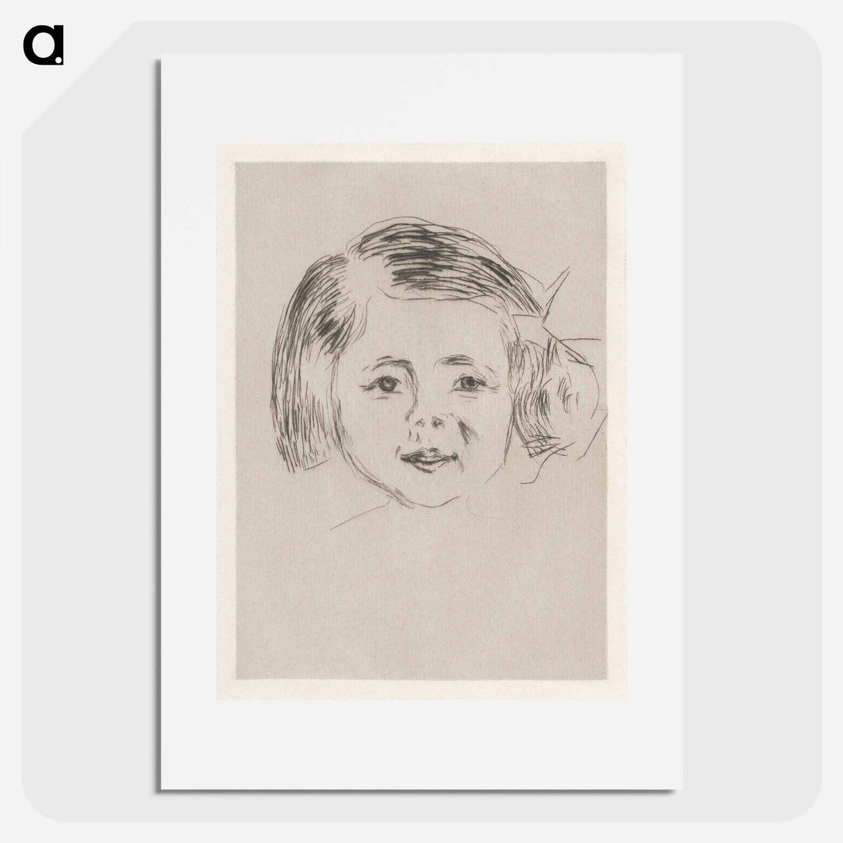 Herbert Esche's Daughter - Edvard Munch Poster.