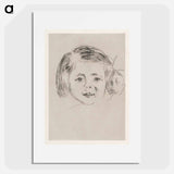 Herbert Esche's Daughter - Edvard Munch Poster.