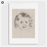 Herbert Esche’s Daughter - エドヴァルド ムンク Poster.