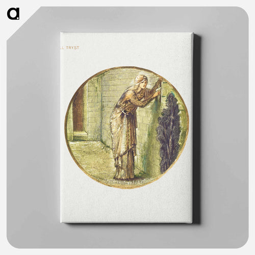 Wall Tryst from The Flower Book - エドワード バーン ジョーンズ Canvas.