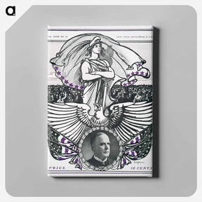 アートパネル-Vintage magazine cover print by Edward Penfield - エドワード ペンフィールド Canvas.