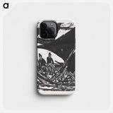 Sailboats at Fehmarn - エルンスト ルートヴィヒ キルヒナー Phone Case.