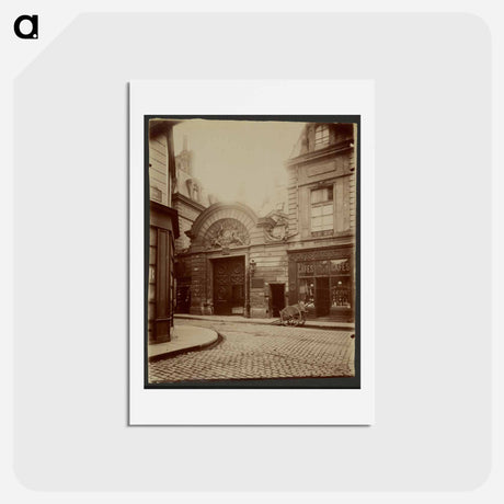 アートポストカード-Entrance to a Private Hotel 47 Rue Vielle du Temple
 - ウジェーヌ アジェ Postcard.