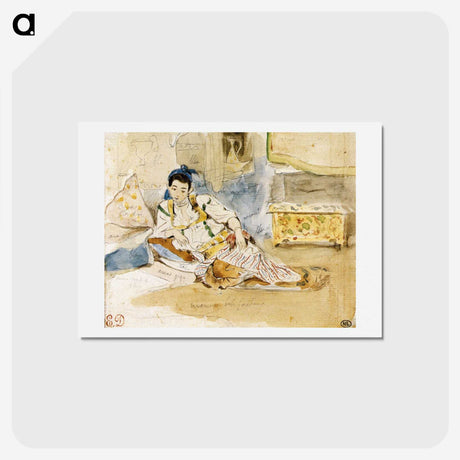 2-60_Eugene-Delacroix_hagaki