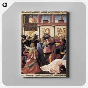 アートパネル-Massacre of the Innocents - フラ アンジェリコ Canvas.