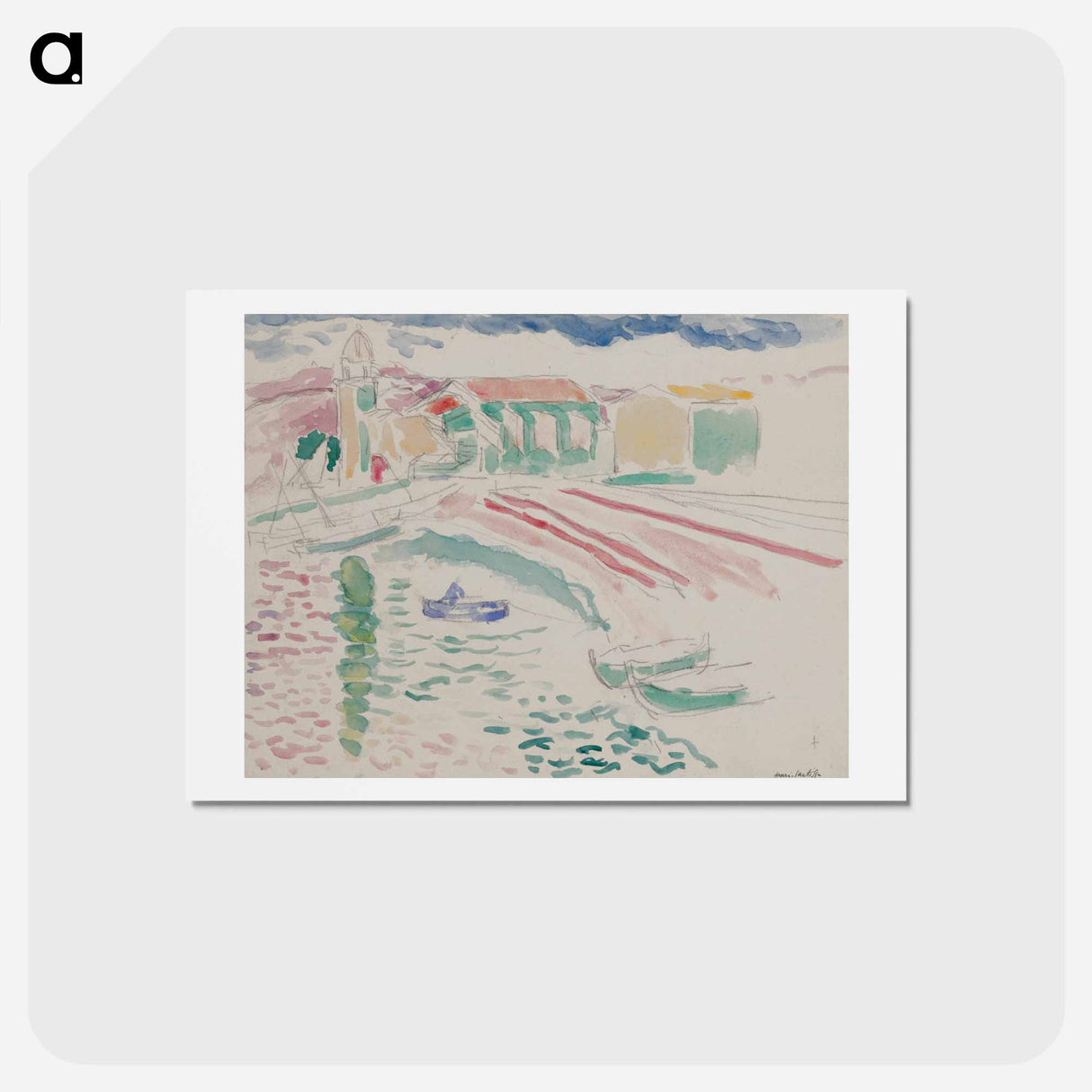 アートポストカード-Collioure - アンリ マティス Postcard.