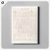 アートパネル-Egyptian Vases
 - エジプト美術史 Canvas.