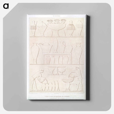 アートパネル-Egyptian Vases
 - エジプト美術史 Canvas.