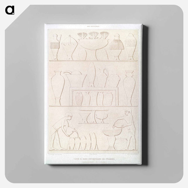 アートパネル-Egyptian Vases
 - エジプト美術史 Canvas.