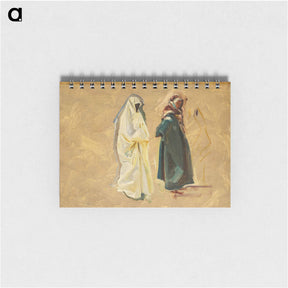 アートメモ帳-Study of Two Bedouins - ジョン シンガー サージェント Memo.