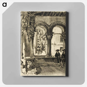 アートパネル-Portico San Martín, Segovia
 - ジョセフ ペネル Canvas.