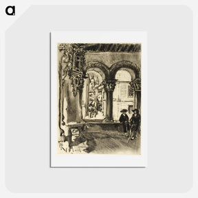 アートポストカード-Portico San Martín, Segovia
 - ジョセフ ペネル Postcard.