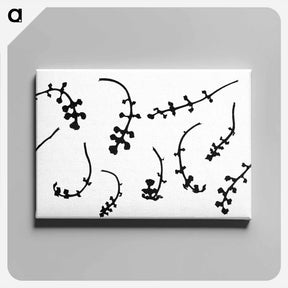 アートパネル-Root rosettes of the Pentecostal flower - ユリー デ フラーハ Canvas.