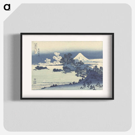 アートポスター-A View of Mount Fuji Across Lake Suwa - 葛飾 北斎 Poster.