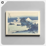 A View of Mount Fuji Across Lake Suwa - 葛飾 北斎 Canvas.