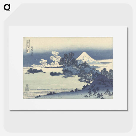 アートポスター-A View of Mount Fuji Across Lake Suwa - 葛飾 北斎 Poster.