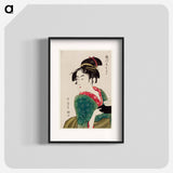 Naniwaya Okita - 喜多川 歌麿 Poster.