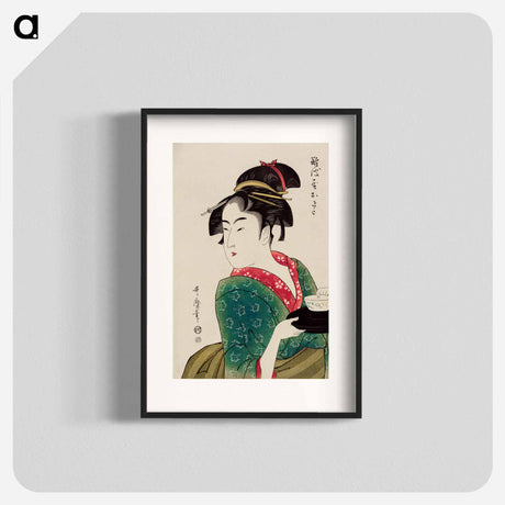 アートポスター-Naniwaya Okita - 喜多川 歌麿 Poster.