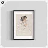 アートポスター-Peasant Mother and Child - メアリー カサット Poster.