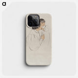 Peasant Mother and Child - メアリー カサット Phone Case.