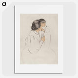 アートポスター-Peasant Mother and Child - メアリー カサット Poster.